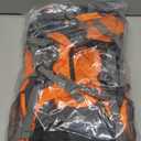 WoneNice 50L(45+5) Waterproof Hiking Backpack - Outdoor Sport Daypack with Rain Cover (Orange)