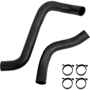 Upper and Lower Radiator Coolant Hose Set Fit for Toyota Tundra Sequoia 2007-2022 4.6L 5.7L V8 Inlet and Outlet Water Pipe, Replace 16571-0S010 16572-0S011 16572-0S010