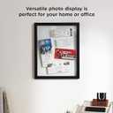 Umbra 316280-040 Floating Frame for Displaying Documents, Diploma, Certificate, Photo or Artwork, 11 x 14 8-1/2 x 11, Black
