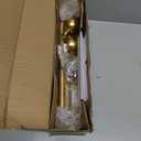 Curtain Rods for Windows 30 to 55 inches,Adjustable Window Curtain Rod,Easy Install,Gold