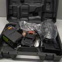 980,000 RPM Cordless Leaf Blower - 21V Electric Handheld Leaf Blower with 24.0Ah Batteries & Fast Charger - Lightweight for Patio, Lawn, Yard, Deck Cleaning - Light Black