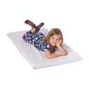 Rollee Pollee Preschool Nap Mats for Daycare or Classroom, Standard Size 24 x 48 x 2 Inches, White, 5-Pack