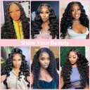 Loose Deep Wave Bundle 3 Bundles Human Hair 18 20 22 Inch 12A Grade 100% Brazilian Human Hair 3 Bundles Double Weft For Black Women Natural Color