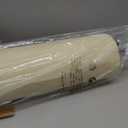 ForPro Full Round Bolster Pillow, Crme, Oil and Stain-Resistant, for Massage and Yoga, 6 R x 26 L