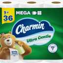 Charmin Ultra Gentle Toilet Paper, 9 Mega Rolls, 231 Sheets Per Roll