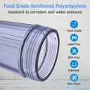 WHT20 Whole House Water Filter Housing Fit 20"x4.5" Sediment etc Filters