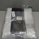 weesire Modern Blackout Curtains for Bedroom Living Room 2 Panels 100% Blackout Black and White Pattern Curtains Abstract Curtains, 52x84 Inches