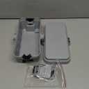 Small Weatherproof Electrical Connection Box(Inner 5.5 x 3 x 2.2inch), Outdoor Electrical Box, Waterproof Extension Cord Covers for Plug, Extension Cables, Holiday Lights, Grey