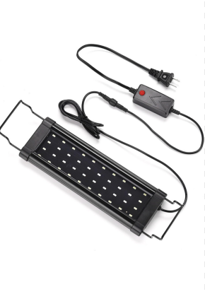 Aquarium Light, Aquarium LED Light, Aquarium Light Professional High Brightness Thin Aluminium Alloy Landscaping Fish Tank LED Light for Aquarium Fish Tank US Plug 100‑240V