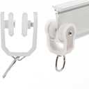 Curtain Tracks Accessories (10 Pack Curtain Track Roller Hooks)