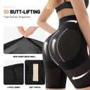 Shapewear Tummy Control for Women High Waisted Body Shaper Underwear Seamless Briefs Panty Girdle (Black, L)