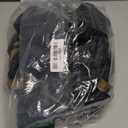 BRKURLEG Black Dog Coat with Harness, Dog Winter Jacket, Dogs Onesie Body Warm Jackets, Small Dogs Winter Coats Reflective Windproof Warm Cold Weather Coats, Pet Waterproof Jacket Hiking, Size: M