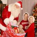 Large Christmas Gift Bags, 3 Oversized Christmas Bags 44"x 36" Jumbo Gift Bag for Huge Big Gift Wrapping Kids Bicycle Bike, Xmas Santa Holiday Large Plastic Gift Bags for Presents