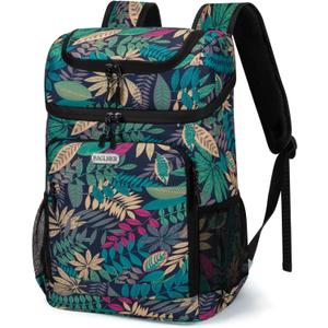BAGLHER Lightweight Insulated Cooler Backpack - 30 Cans, Leak-Proof for Lunch, Picnic, Hiking, Camping Trips