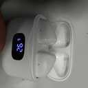 KTGEE Wireless Earbuds Bluetooth 5.3 Headphones, 40Hrs Playback Stereo Ear Buds with LED Display Charging Case IPX7 Waterproof in-Ear Earphones with Mic for Phone Tablet Laptop Sports, White