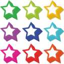 Paper Star Cutouts 108pcs | Cut Out Shapes for Bulletin Board, Classroom, Decorations, Crafts. 3" x 3"
