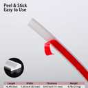 TriMold Peel and Stick Chair Rail Molding, Self-Adhesive Wall Trim for Home Decoration & Wall Protection, 5m x 3cm