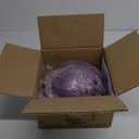 COSYLUX Modern Small Table Lamp for Bedroom, Cute Dome Shade Reflecting Light Reading Lamp for Living Room, Kid's Room, Study, Office, Beside Bedside Nightstand Desk Lamp(Pearl Purple)