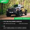 AUQDD 2Pc Suspension Front Lower Control Arm and Ball Joint Assembly Compatible With 2006-2014 K-ia Sedona /2007-2010 Hy-undai Entourage (Replace # CMS901037 CMS901038 545004D101 545014D101)