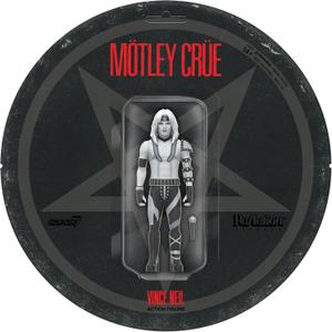 Super7 Motley Crue Vince Neil Shout at The Devil (Black and White) - 3.75" Action Figure with Accessory Heavy Metal Collectibles and Retro Toys