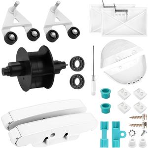 AXV417WHP Universal Pool Cleaner Pod Swing A-Frame and Turbine Replacement Kit, Fit for Hayward Navigator Parts, Pool Vac Plus, Pool Vac Ultra Cleaner Parts, AXV604WHP Front and Rear Bezels, 25Pcs