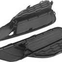 Driver and Passenger Side Pair Black Fog Light Covers Replacement for Honda CR-V 2015-2016 71109T1WA10 71104T1WA10