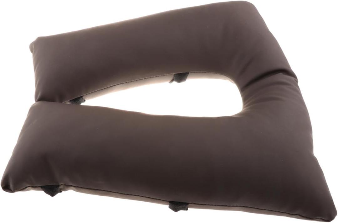 Universal Toilet Seat Cover for All Seasons, Washable Cushion for Commode Use, U Shape Brown