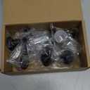 Ravinte 10 Pack Cabinet Knobs Black Kitchen Cabinet Knobs Round Dresser Drawer Pulls Closet Door Pulls 1-1/5 Inch