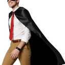 Adult Superhero Cloak & Cape Duo Set with Mask – Premium Costume for Halloween Cosplay, Themed Parties & Dress-Up Events