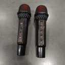 Karaoke Machine for Adults & Kids, Portable Bluetooth Speaker with 2 Wireless Karaoke Microphones, PA System with Echo Adjustment, Support Bass/FM/USB/TF for Home Party