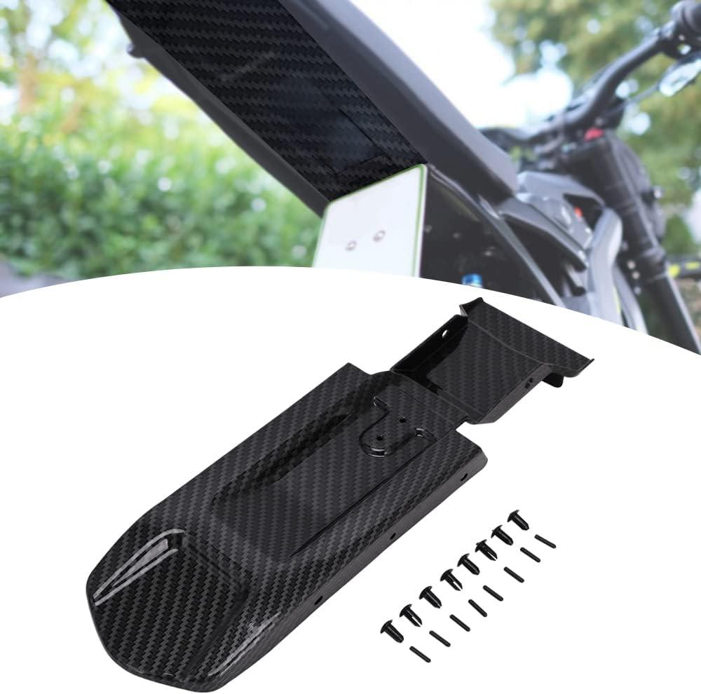 JFG RACING Rear Fender Inner Plate for Surron Light Bee, Carbon Fiber Pattern Mudguard Mud Guards for Electric Dirt Bike Sur Ron Light Bee X and S/X160/X260