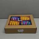 chiphy Floor Lamp, Dimmable 64" Tall Standing Lamp, 3 Levels Adjustable Brightness 12Wx2 LED Bulbs, Column Floor Light White Fabric Shade, Home Decor for Living Room, Bedroom, Kids Room (Dimmable/foot switch)