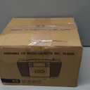 Gelielim Portable CD and Cassette Player Combo - Cassette Tape Player Boombox with AM FM Radio, Boom Box CD Player for Home, AUX/TF/USB/MP3 Player with LCD Display, AC/DC Powered, Gift for Seniors