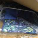 SUNNYFEEL Low Beach Chairs for Adults 5 Position Lay Flat, Portable Folding Backpack Beach Chair Heavy Duty with Cooler Bag, Cup Holder for Outdoor/Lawn/Picnic, Foldable Camping Chair