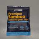 Extra Large Bamboo Tape (30 Count) - Premium Silk, Strong Adhesive, Breathable, Pain Free Removal, Latex Free, Gentle on Skin