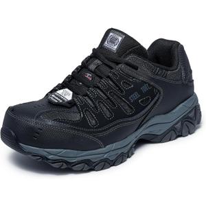 Skechers Men's Cankton Steel Toe Construction Shoe - Electrical Hazard Rated, Memory Foam 9.5
