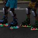 MammyGol Adjustable Inline Skates for Kids Boys Girls Youth Blades Roller Skates with Light up Wheels Ages 4-16