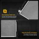 DWVO Radiator Compatible with 2007-2012 Dodge Caliber 2007-2016 Jeep Patriot Compass 2008-2014 Avenger 2007-2010 Chrysler Sebring 2011-2014 Chrysler 200 2.0L 2.4L 2.7L 3.6L V6 L4