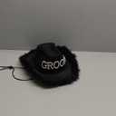 1 Pcs Black Groom Cowboy Hats for Wedding Bridal Shower Decor Gifts (Black, Feathers)