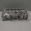 Shower Caddy Hanging Bathroom Organizer: Rustproof Shelf for Inside Shower - No Drilling Racks Over Showerhead - Bath Shelves for Shampoo Soap (Black)