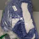 Heated Blanket Electric Throw, Soft Flannel Heating Blanket with 8 Hours Auto Off 10 Fast Heating Levels Machine Washable Sherpa Heated Blanket with Overheating Protection (Throw (50" x 60"), Blue)