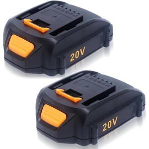 Compatible with Worx Battery 20V 4.0Ah Lithium Compatible with Worx 20V, 40V(220Volt) & 80V(420Volt) Cordless Outdoor Power Tools - WA3525 WA3575 WA3520 Weed Eater/Mower Replacement Batteries