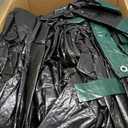 Blue Wave Silver 25 ft x 45 ft Rectangular Winter In Ground Pool Cover  Blocks Debris and Sunlight with 12-Year Protection for Off-Season  With 10x10 Polyethylene Weave, 5 ft Overlap, Cable, Winch