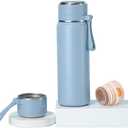 Insulated Water Bottle,Stainless Steel Metal Water Bottle Wide Mouth Lid,17oz Portable,Insulated, Health Gift for Men Women, Travel, Gym, Office