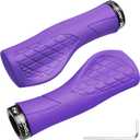 TOPCABIN Bicycles Handlebar Grips, Aluminum Lock-on Ergonomic Bike Grips, Cushion Vibrations Comfort Bike Handlebar Grips, Mountain MTB BMX Bicycles Grips for Scooter