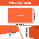 Silicone Griddle Cover Mat for Blackstone - 36 Inch Griddle Accessories Full Cover Wrapped Grill Mat Reusable Heavy Duty Food Grade Silicone Grill Mats