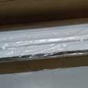 Cordless Faux Wood Blinds 26" W x 36" H, 2 Inch Slat Horizontal Windows Blinds with Crown Valance, Room Darkening, White Blinds for Home Interiors.