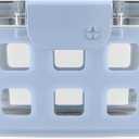 Ello Duraglass Meal Prep Container- Glass Food Storage Container with Silicone Sleeve and Airtight BPA-Free Plastic Lid, Dishwasher, Microwave, and Freezer Safe (4 Cup, 4 Cup Halogen Blue)