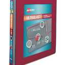 Avery® Ultralast® Binder, 1" One-Touch Slant Rings, 275-Sheet Capacity, Red (79736)