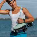 Nylon-Strap Compatible-With Whoop-4.0 Band - Adjustable- Breathable Replaceable Wristband, Stretchy Sports Bands for Men Women, 24cm Wristband for Hiking/Running/Outdoor (Gray)